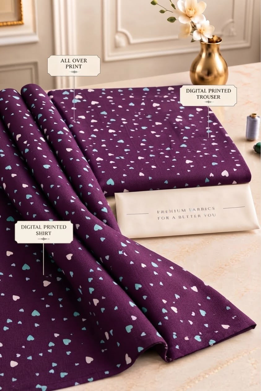 Premium Printed Winter Doria 2-Piece