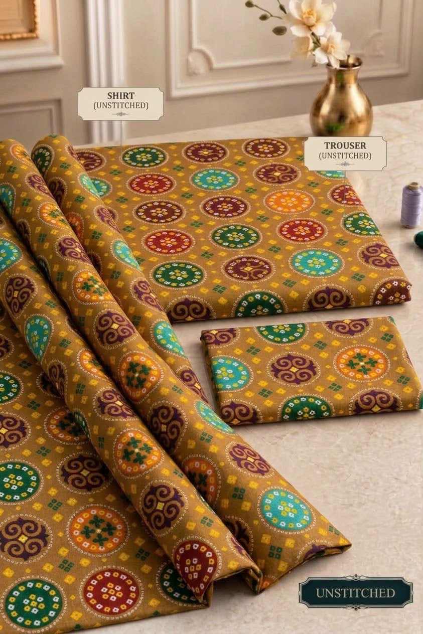 Premium Printed Winter Doria 2-Piece