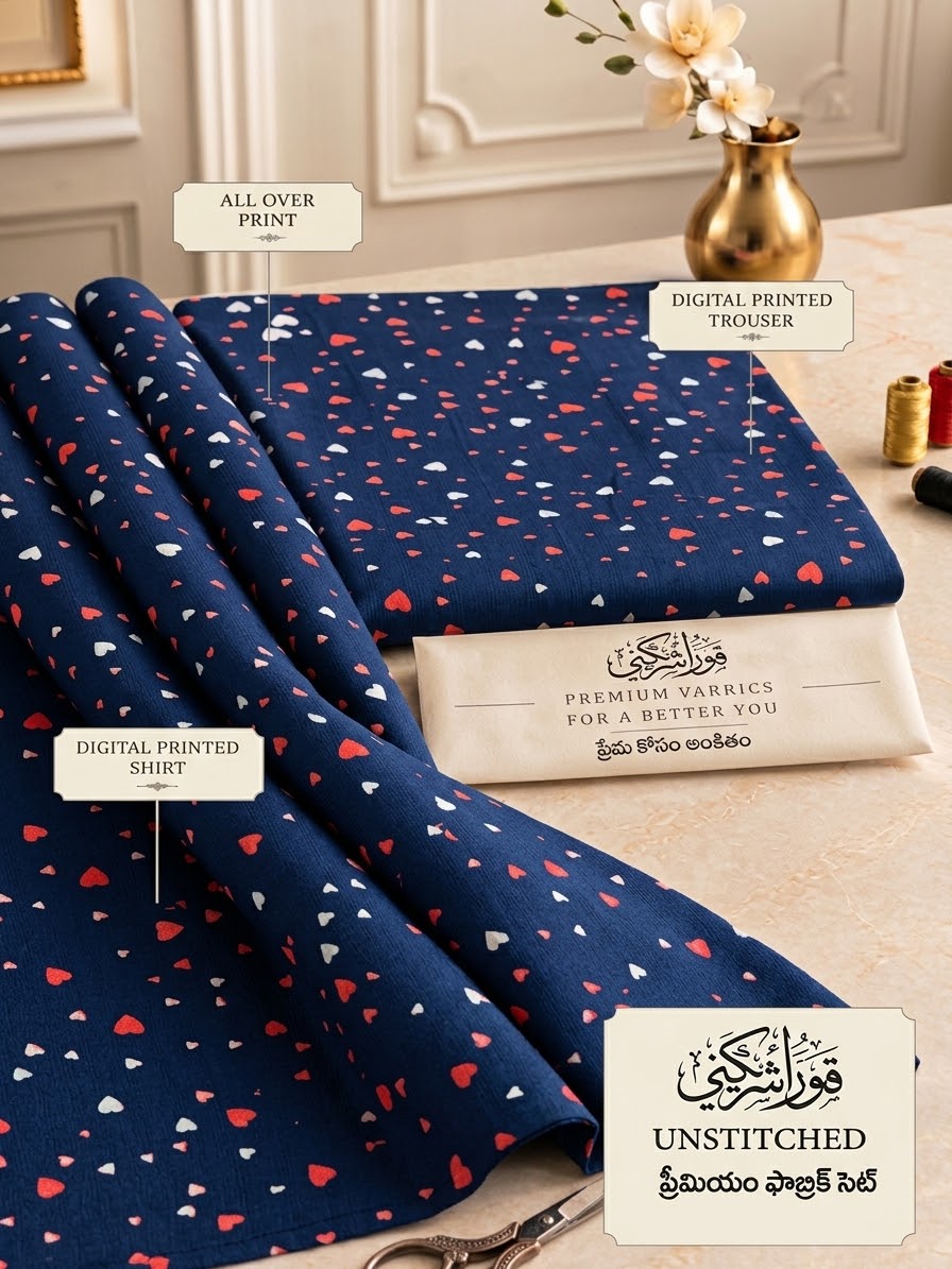 Premium Printed Winter Doria 2-Piece