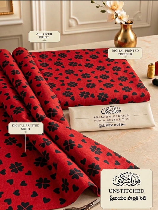Premium Printed Winter Doria 2-Piece