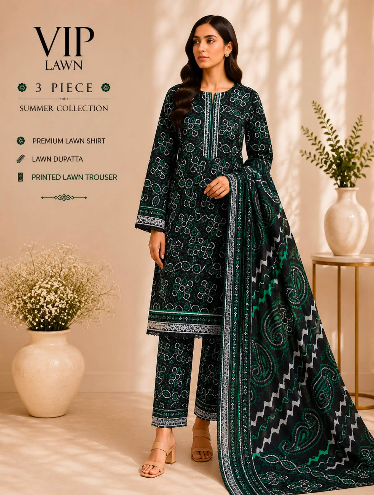 Premium Lawn 3PC