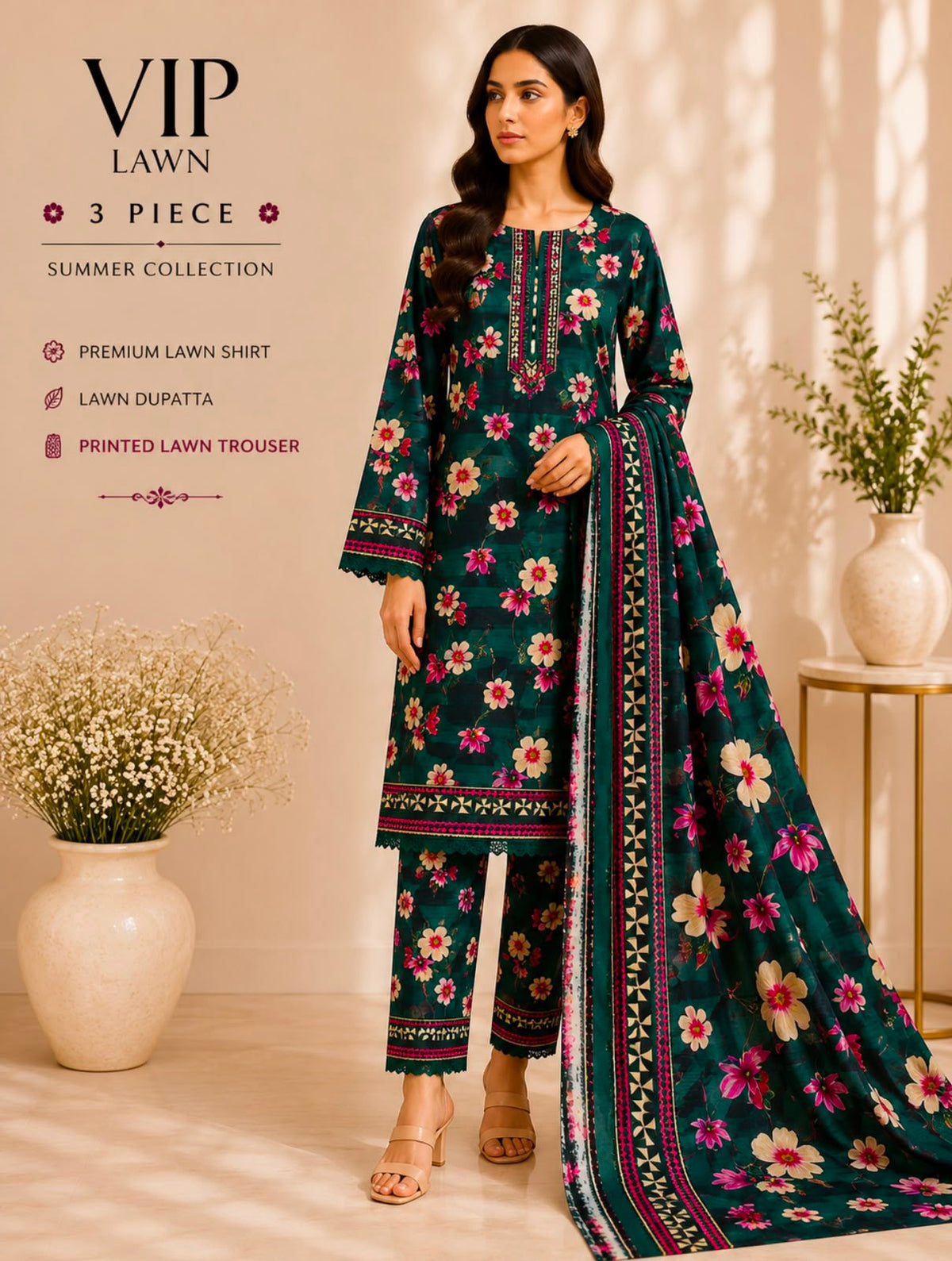 Premium Lawn 3PC